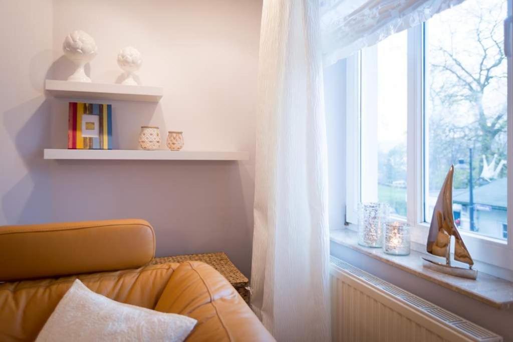 ゼーバート・ヘリングスドルフHaus Am Kurpark, App Ahlbeckアパートメント エクステリア 写真