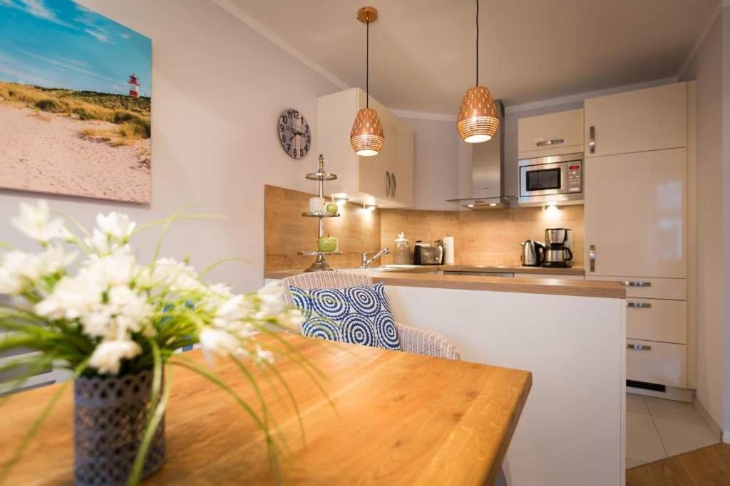ゼーバート・ヘリングスドルフHaus Am Kurpark, App Ahlbeckアパートメント エクステリア 写真